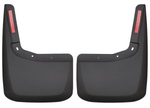 Ford F-150 Mud Guards - Rear - Husky Liners - FormFit Design - Black - `21-`23